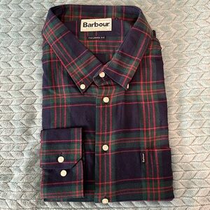Men’s Barbour Button Down Shirt NWT